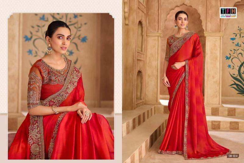 TFH sandalwood 16th edition Wholesale saree suppliers in Mumbai